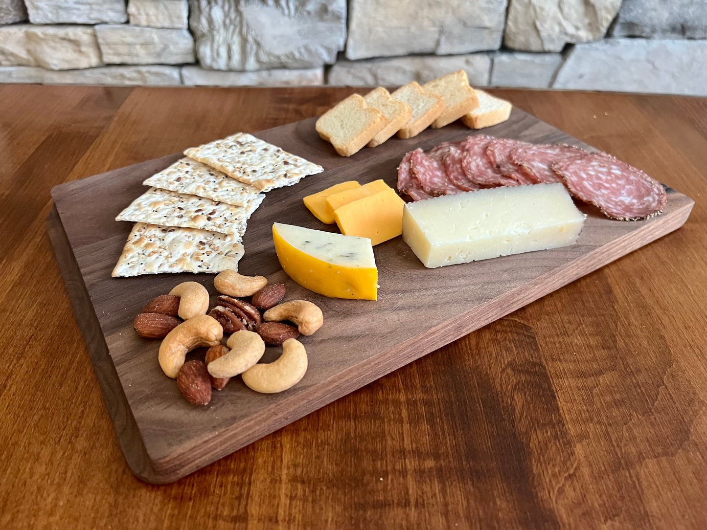 Tequila gift for her bridal shower or couple gift. Personalize this handcrafted hardwood maple tequila board.  Hand selected hardwoods, custom designed wooden shot tray, perfect for wedding shots or for anyone who loves tequila, great couples gift. Two in one personalized and engraved gift.  One side is a shot drink board and the other is a charcuterie board.  Personalized gift for couple who loves tequila shots and appetizers.  Shot board turned cheese board for couple with last name engraved.